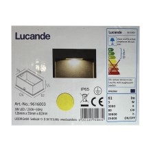 Lucande - LED Zunanja vgradna svetilka MITJA LED/3W/230V IP65
