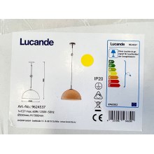 Lucande - Lestenec na vrvici LOURENCO 1xE27/60W/230V