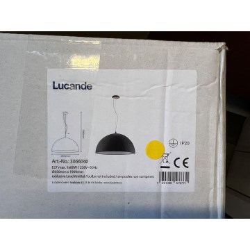 Lucande - Lestenec na vrvici MALEO 1xE27/60W/230V