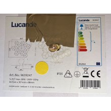 Lucande - Stenska svetilka ALEXARU 1xE27/60W/230V