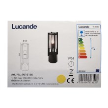 Lucande - Zunanja svetilka BRIENNE 1xE27/15W/230V IP54