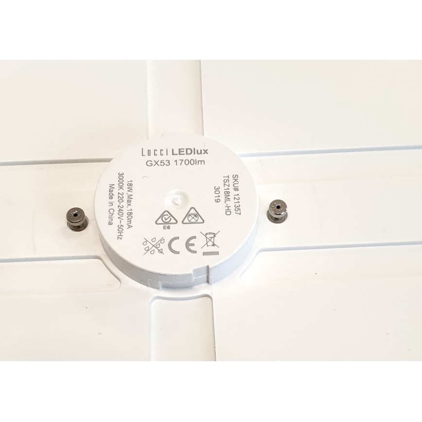 Lucci air 121357 - LED Stropna luč za ventilator LED / 18W / 230V