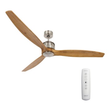Lucci air 210506 - Stropni ventilator AIRFUSION AKMANI pavlonija/rjava + Daljinski upravljalnik
