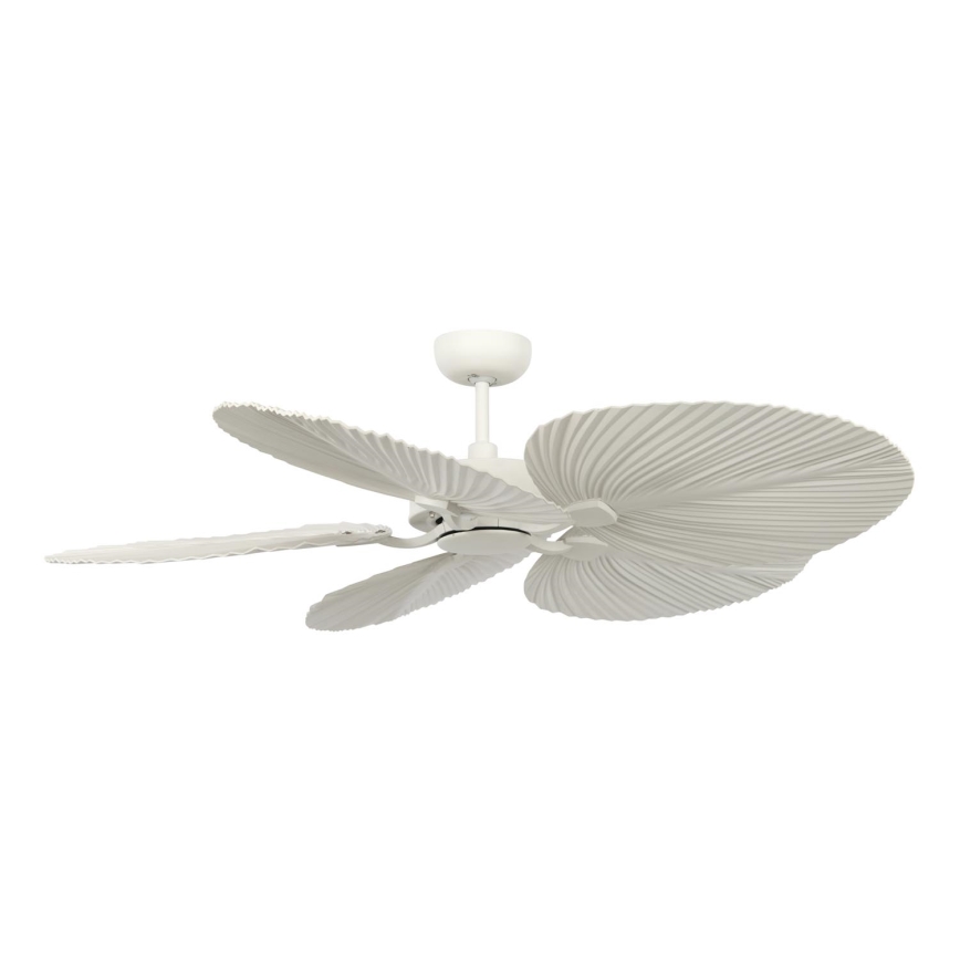 Lucci Air 21065449 - Stropni ventilator BALI pr. 132 cm bela/krem barva + Daljinski upravljalnik