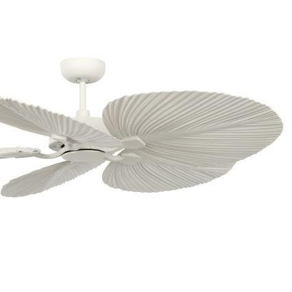 Lucci Air 21065449 - Stropni ventilator BALI pr. 132 cm bela/krem barva + Daljinski upravljalnik