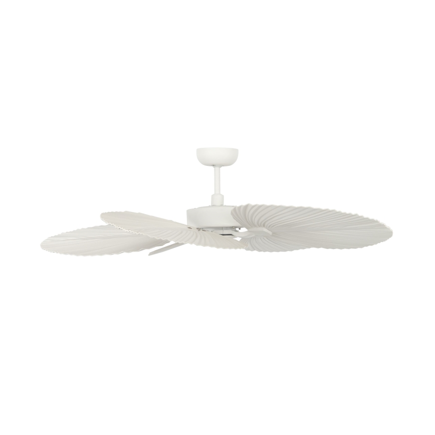 Lucci Air 21065449 - Stropni ventilator BALI pr. 132 cm bela/krem barva + Daljinski upravljalnik