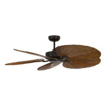 Lucci Air 21065549 - Stropni ventilator BALI pr. 132 cm rjava + Daljinski upravljalnik
