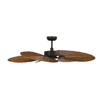 Lucci Air 21065549 - Stropni ventilator BALI pr. 132 cm rjava + Daljinski upravljalnik