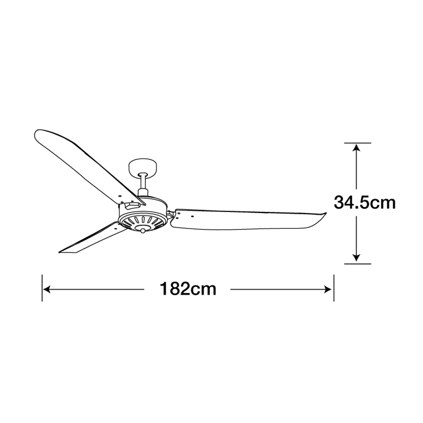 Lucci Air 211022 – Stropni ventilator AIRFUSION CAROLINA rjava