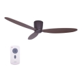 Lucci air 212883 - Stropni ventilator AIRFUSION RADAR, lesena/rjava, premer 132 cm + daljinski upravljalnik
