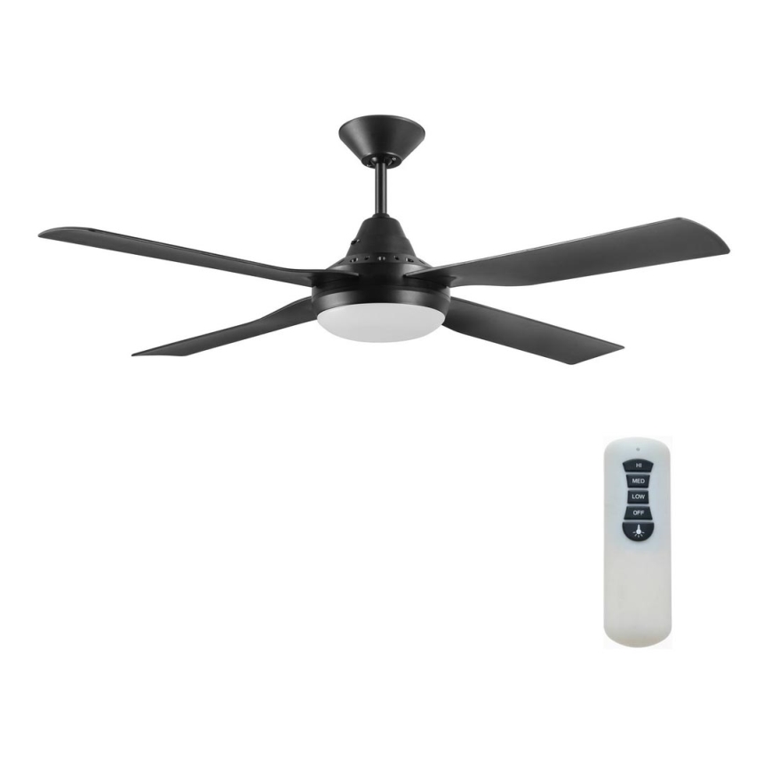 Lucci air 212899 - LED Zatemnitveni stropni ventilator MOONAH 1xGX53/21W/230V črna + Daljinski upravljalnik