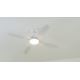 Lucci Air 212994 - LED Stropni ventilator ARIA LED/18W/230V bela + Daljinski upravljalnik