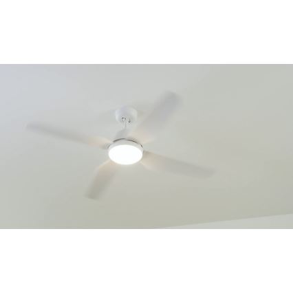 Lucci Air 212994 - LED Stropni ventilator ARIA LED/18W/230V bela + Daljinski upravljalnik