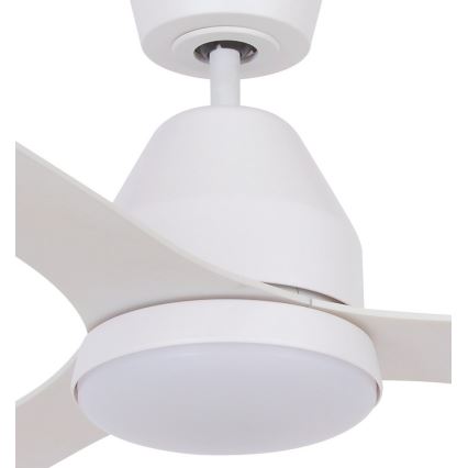 Lucci air 213043 - LED Stropni ventilator WHITEHAVEN GX53/17W/230V bela + Daljinski upravljalnik