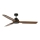 Lucci air 213051 - Stropni ventilator SHOALHAVEN črna/rjava, premer 142 cm
