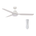 Lucci air 213055 - LED stropni ventilator SHOALHAVEN GX53/17W/230V paulovnija/bela premer 142 cm + daljinski upravljalnik