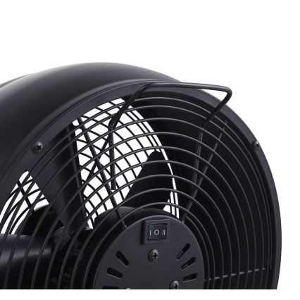 Lucci air 213120 - Namizni ventilator BREEZE, črna, premer 28 cm