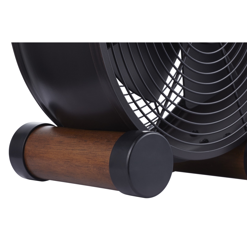 Lucci air 213121 - Namizni ventilator BREEZE, rjav, premer 28 cm