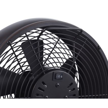 Lucci air 213121 - Namizni ventilator BREEZE, rjav, premer 28 cm