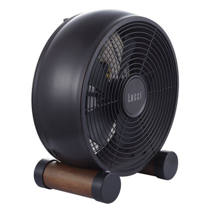 Lucci air 213121 - Namizni ventilator BREEZE, rjav, premer 28 cm