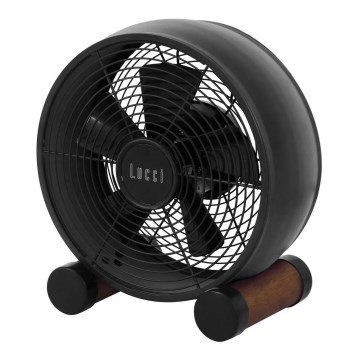Lucci air 213121 - Namizni ventilator BREEZE rjava