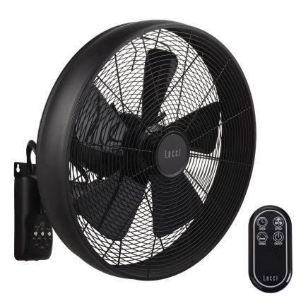 Lucci air 213124 - Daljinski upravljalnik za ventilatorje BREEZE črna