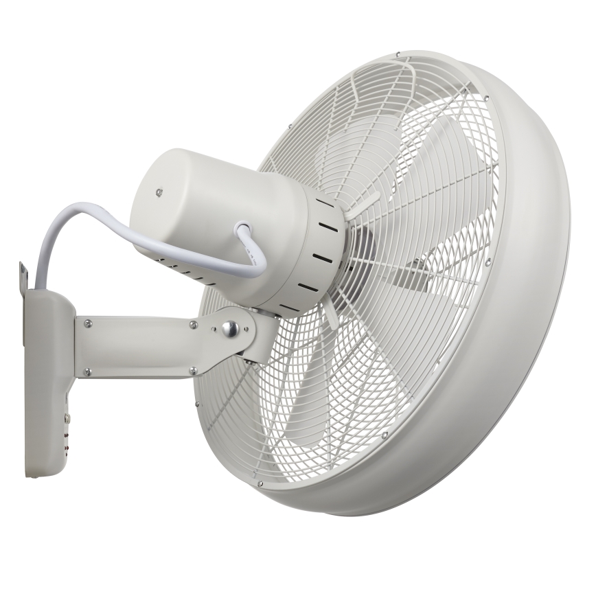 Lucci Air 213128EU - Stenski ventilator BREEZE 55W/230V bela, premera 46 cm + daljinski upravljalnik