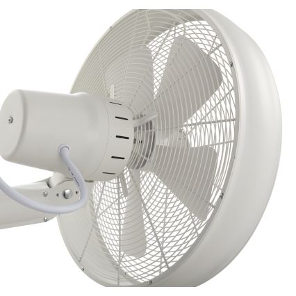 Lucci Air 213128EU - Stenski ventilator BREEZE 55W/230V bela, premera 46 cm + daljinski upravljalnik