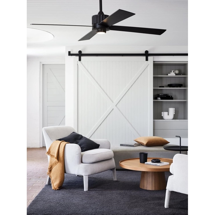 Lucci air 213170 - LED Stropni ventilator NEWPORT wenge/rjava + Daljinski upravljalnik