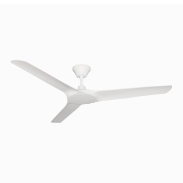 Lucci Air 21321549 - Stropni ventilator ABYSS pr. 142 cm IP66 bela + Daljinski upravljalnik