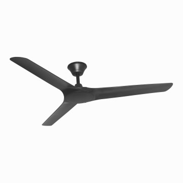 Lucci Air 21321649 - Stropni ventilator ABYSS pr. 142 cm IP66 črna + Daljinski upravljalnik