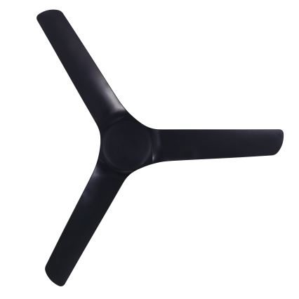 Lucci Air 21321649 - Stropni ventilator ABYSS pr. 142 cm IP66 črna + Daljinski upravljalnik