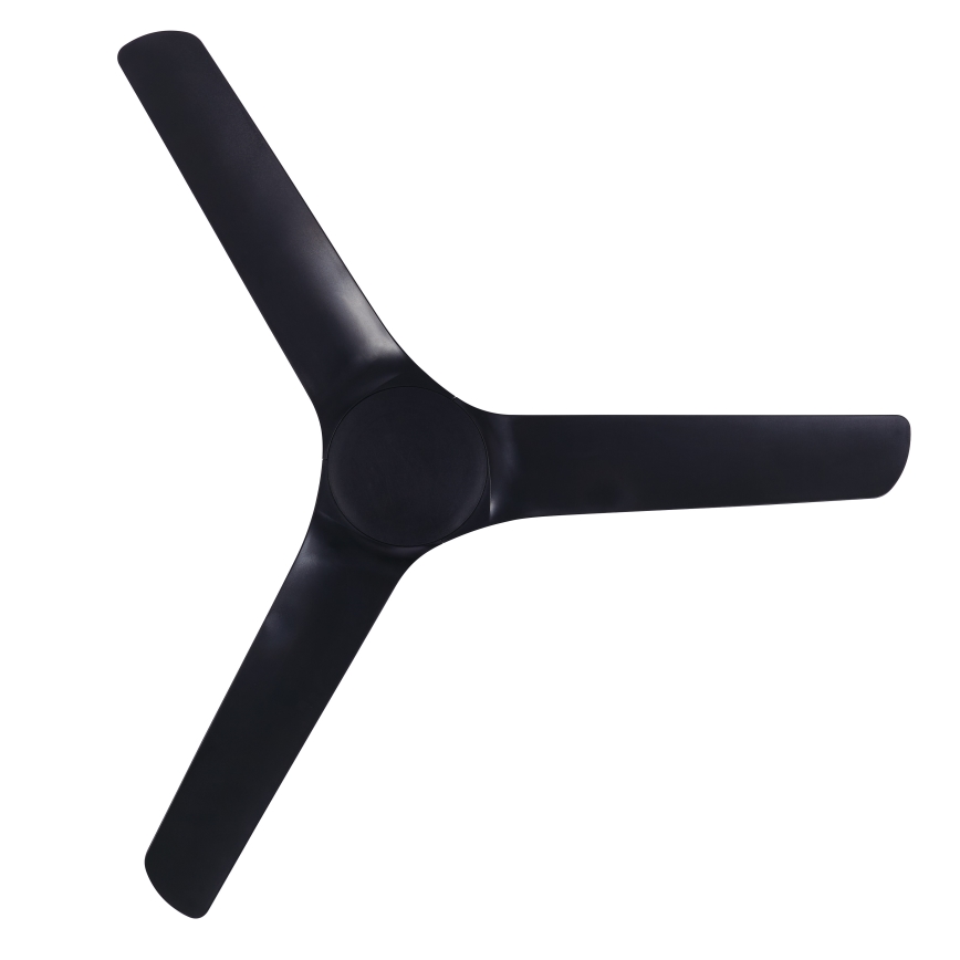 Lucci Air 21321649 - Stropni ventilator ABYSS pr. 142 cm IP66 črna + Daljinski upravljalnik