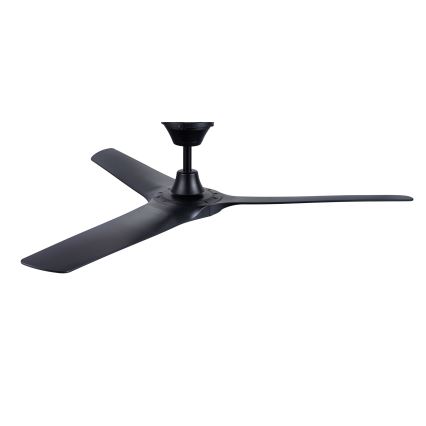 Lucci Air 21321649 - Stropni ventilator ABYSS pr. 142 cm IP66 črna + Daljinski upravljalnik