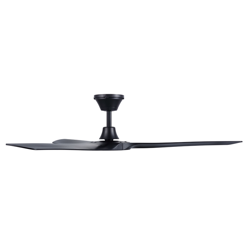 Lucci Air 21321649 - Stropni ventilator ABYSS pr. 142 cm IP66 črna + Daljinski upravljalnik