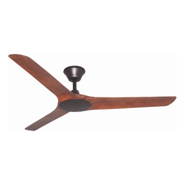 Lucci Air 21321749 - Stropni ventilator ABYSS pr. 142 cm IP66 rjava + Daljinski upravljalnik
