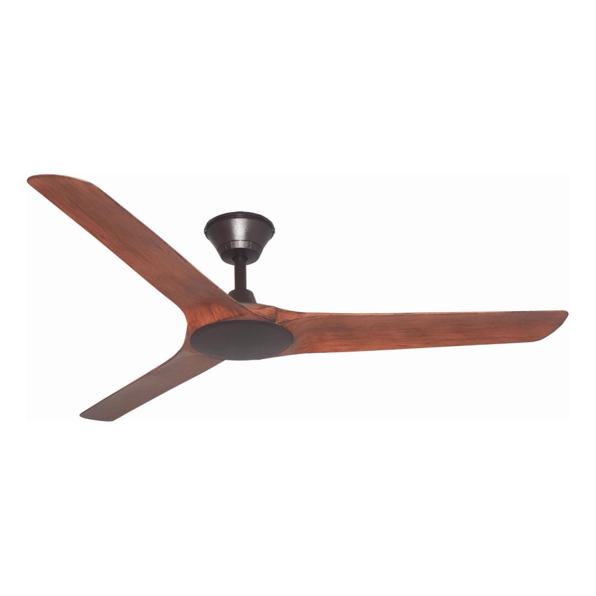 Lucci Air 21321749 - Stropni ventilator ABYSS pr. 142 cm IP66 rjava + Daljinski upravljalnik