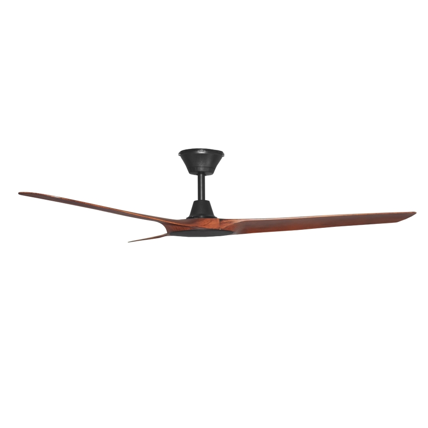 Lucci Air 21321749 - Stropni ventilator ABYSS pr. 142 cm IP66 rjava + Daljinski upravljalnik