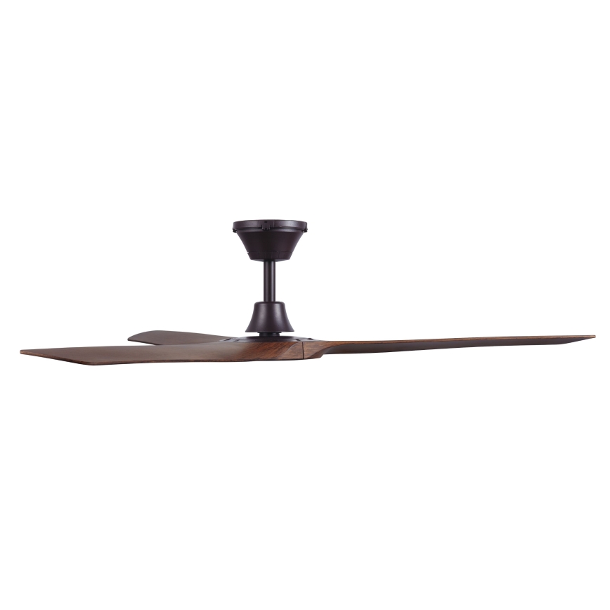 Lucci Air 21321749 - Stropni ventilator ABYSS pr. 142 cm IP66 rjava + Daljinski upravljalnik