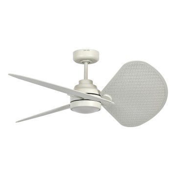 Lucci Air 21325449 - LED zatemljiv stropni ventilator SABLE 1xGX53/12W/230V 3000/4000/5000K premer 91,5 cm kremna + daljinski upravljalnik
