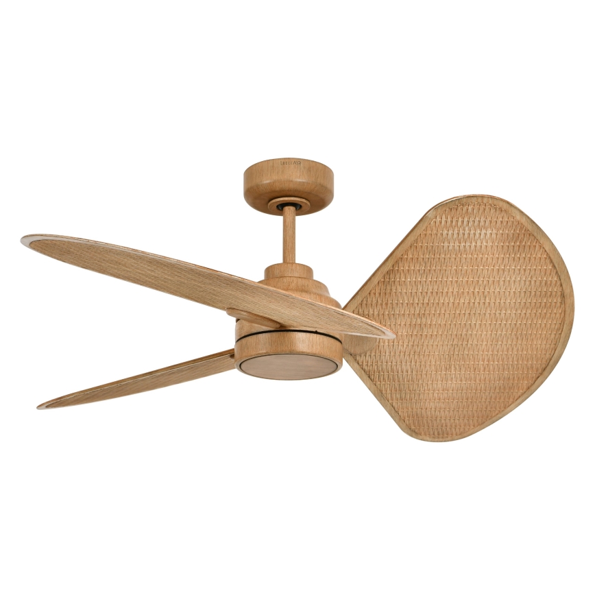 Lucci Air 21325549 - LED zatemljiv stropni ventilator SABLE 1xGX53/12W/230V 3000/4000/5000K premer 91,5 cm rjava + daljinski upravljalnik