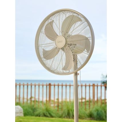 Lucci Air 21326449 - Stojni ventilator GLIDE 36W/230V, premer 45 cm, bel