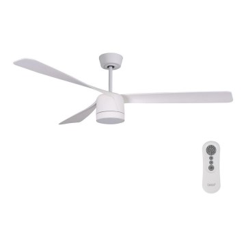 Lucci air 213280 - Stropni ventilator PEREGRINE 1xGX53/12W/230V bela + Daljinski upravljalnik