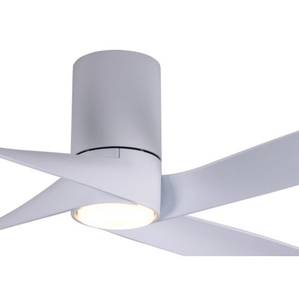 Lucci air 213350 - LED Zatemnitveni stropni ventilator RIVIERA 1xGX53/12W/230V bela + Daljinski upravljalnik