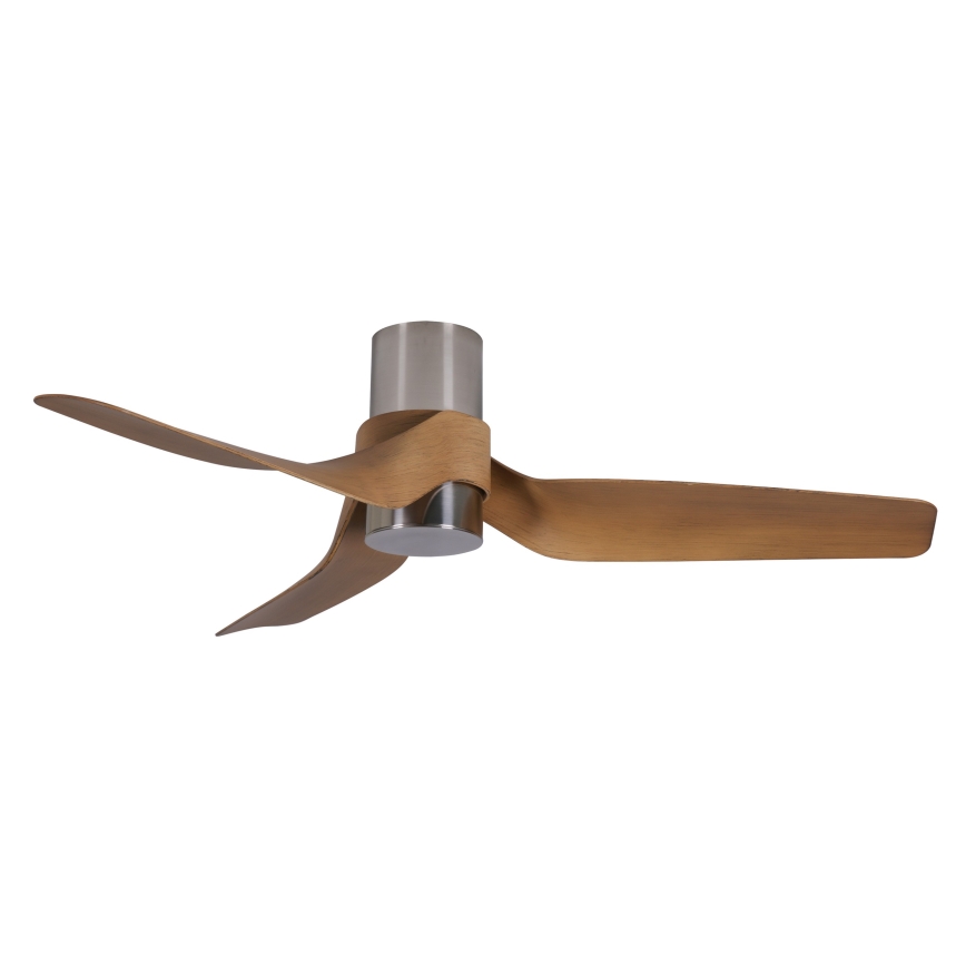 Lucci air 213355-LED Zatemnitveni stropni ventilator NAUTICA 1xGX53/12W/230V rjava/sijajni krom + Daljinski upravljalnik