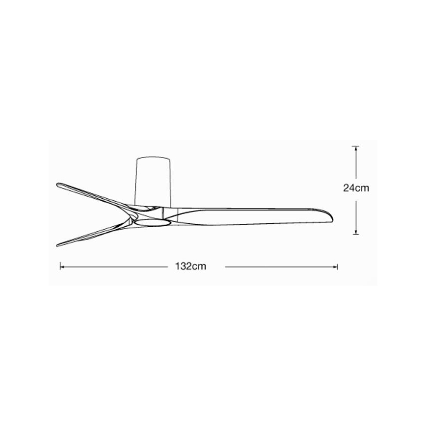 Lucci air 21610049 - Stropni ventilator LONDO bela + Daljinski upravljalnik