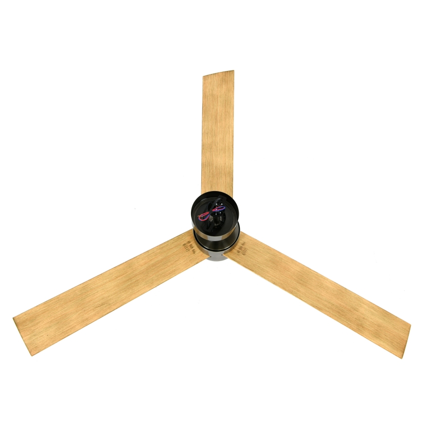 Lucci air 21610449 - LED Zatemnitveni stropni ventilator CLIMATE 1xGX53/12W/230V rjava/sijajni krom + Daljinski upravljalnik