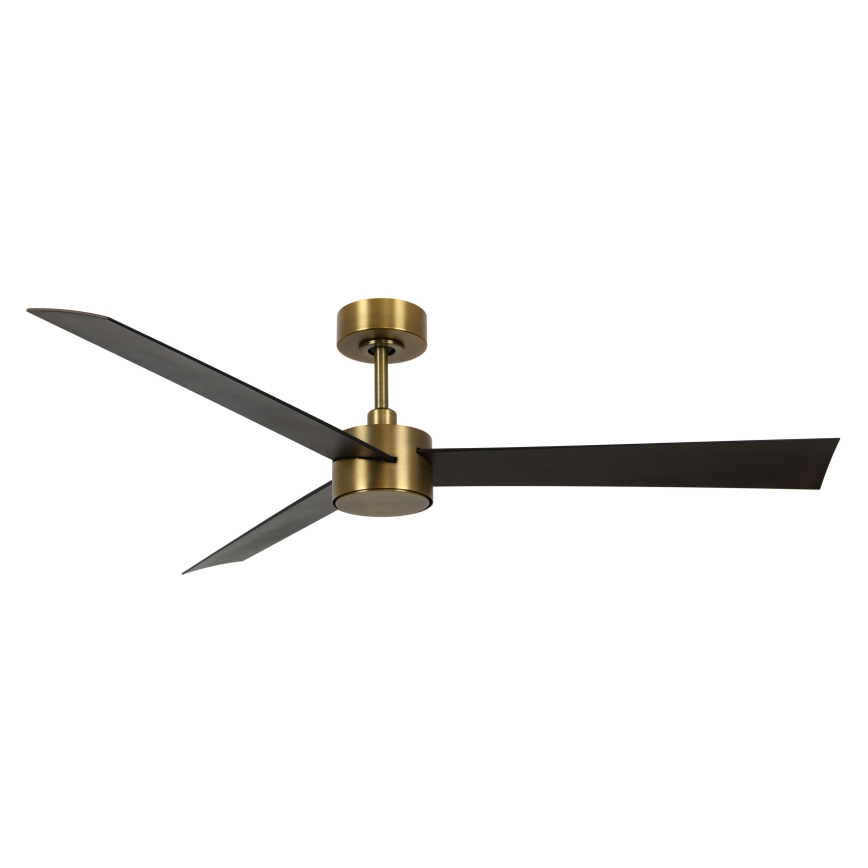 Lucci air 21610549- LED Zatemnitveni stropni ventilator CLIMATE 1xGX53/12W/230V wenge/zlata + Daljinski upravljalnik