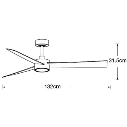 Lucci air 21610549- LED Zatemnitveni stropni ventilator CLIMATE 1xGX53/12W/230V wenge/zlata + Daljinski upravljalnik