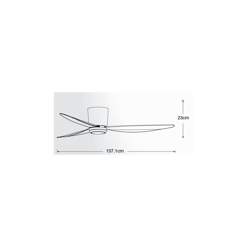 Lucci air 21610749 - LED Zatemnitveni stropni ventilator ARRAY 1xGX53/12W/230V črna + Daljinski upravljalnik